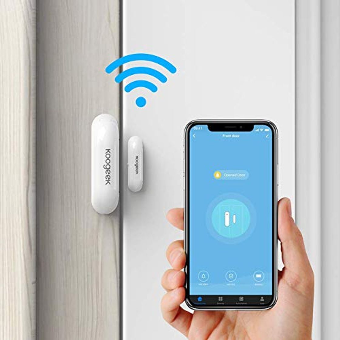 Producto Koogeek Sensor de Puerta Wifi