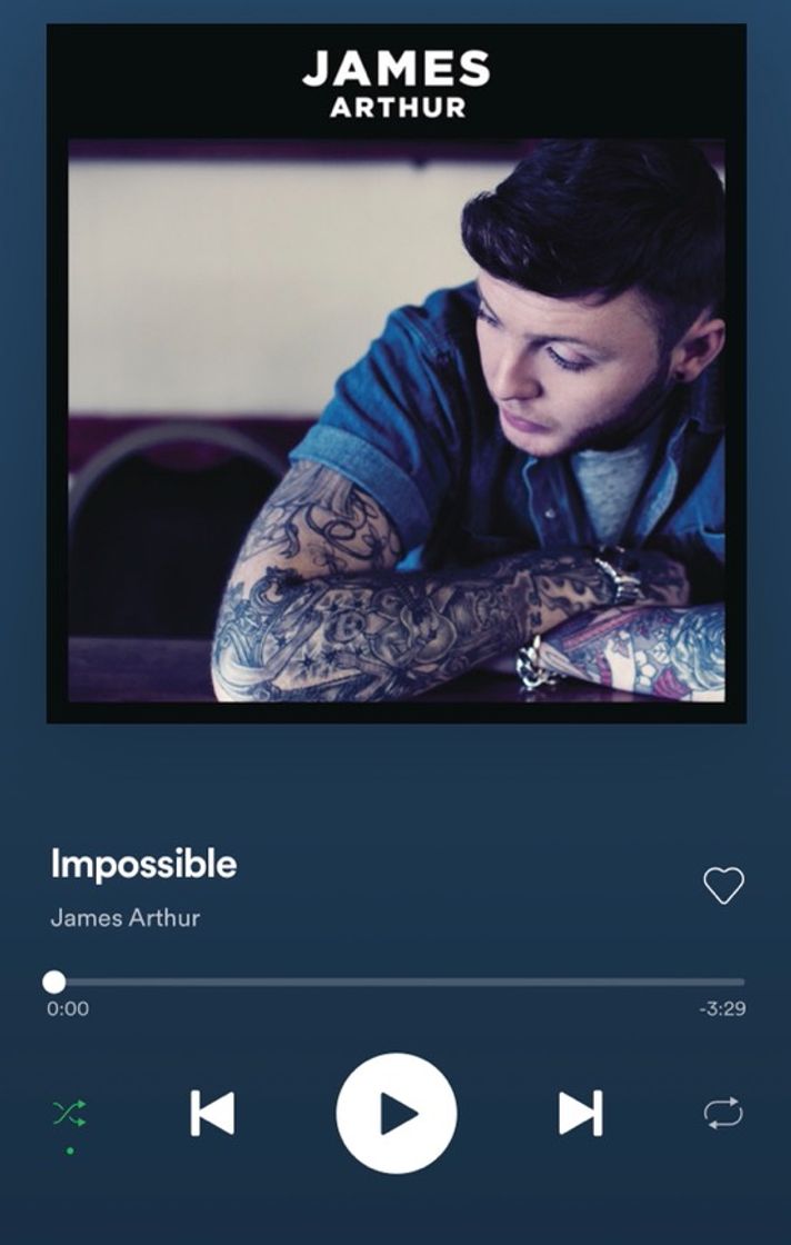 Moda IMPOSSIBLE- james arthur 