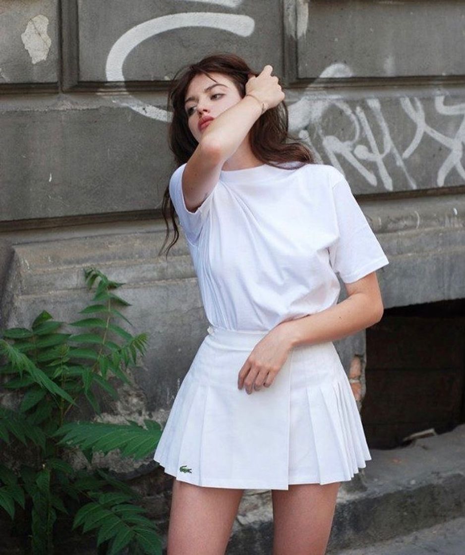 Social Saia Plissada Tenista Lacoste 