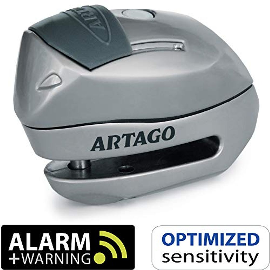 Products Artago 24S.6M Candado antirrobo Moto Disco Alarma 120 db Warning Inteligente