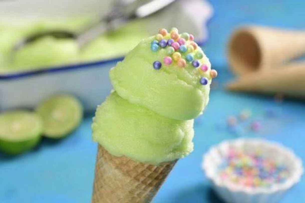 Fashion Nieve de limón verde casera con 3 ingredientes 🍧👅💚💚💚 