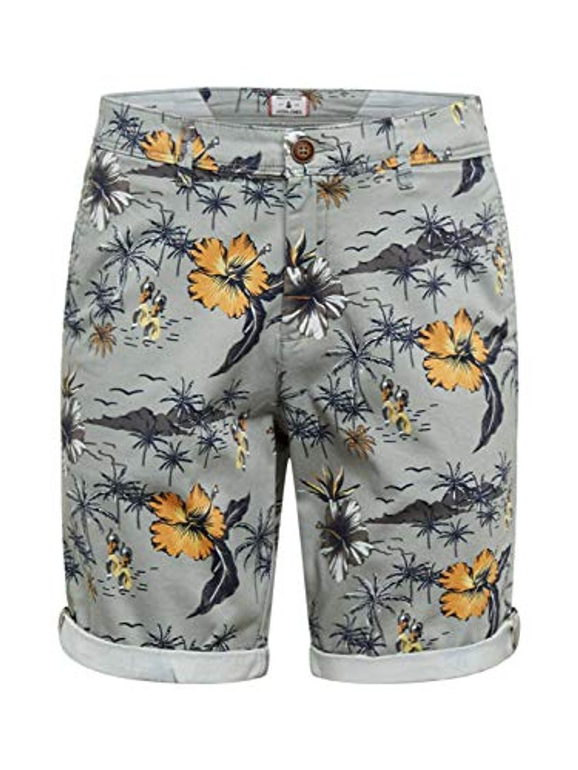 Jack & Jones Jjibowie Jjshorts Print Sa STS Pantalones Cortos