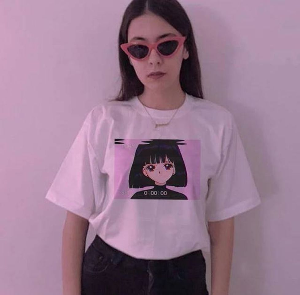 Fashion vaporwave aesthetic t shirt