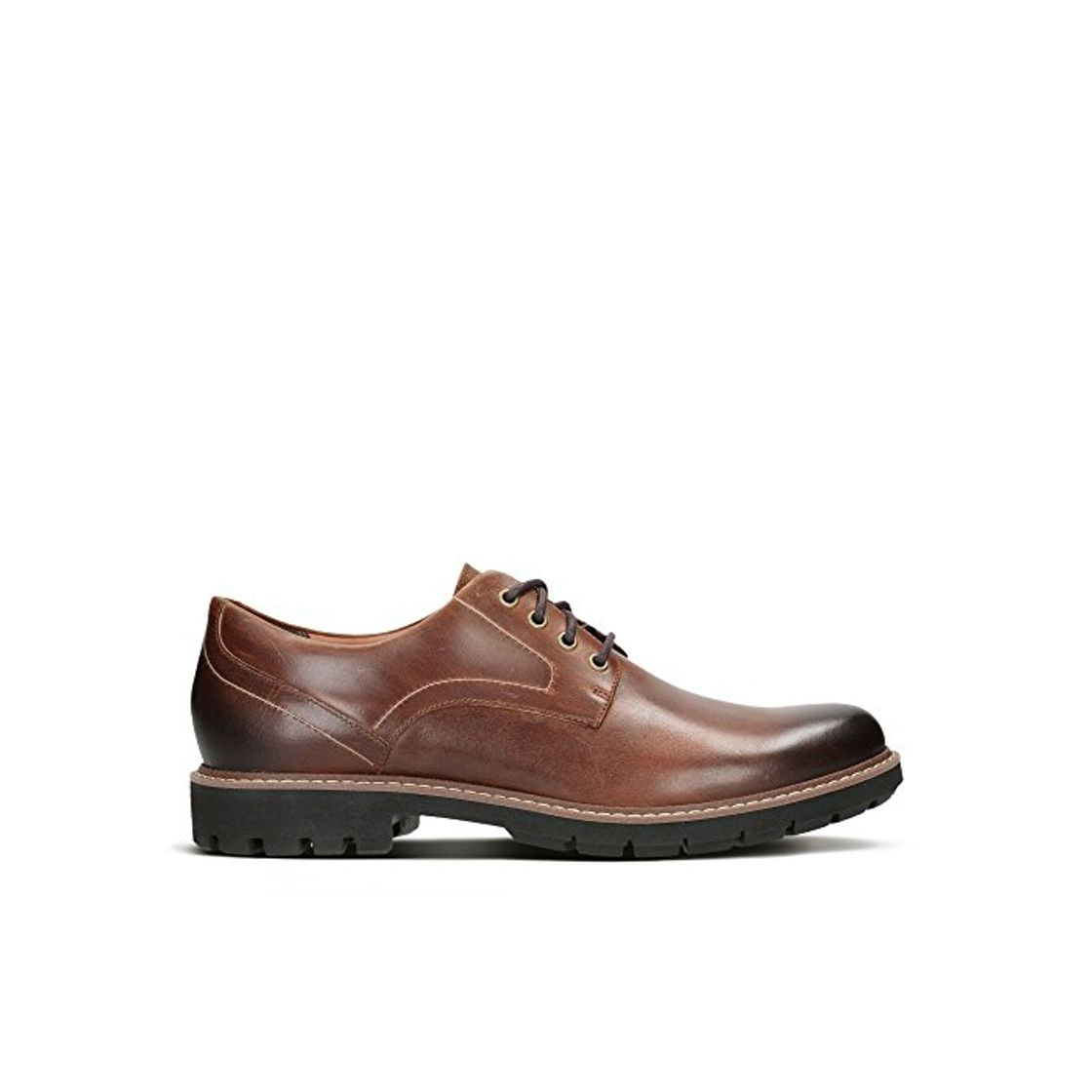 Social Clarks Batcombe Hall Derby - Zapatos de Cordones  para Hombre, Marrón