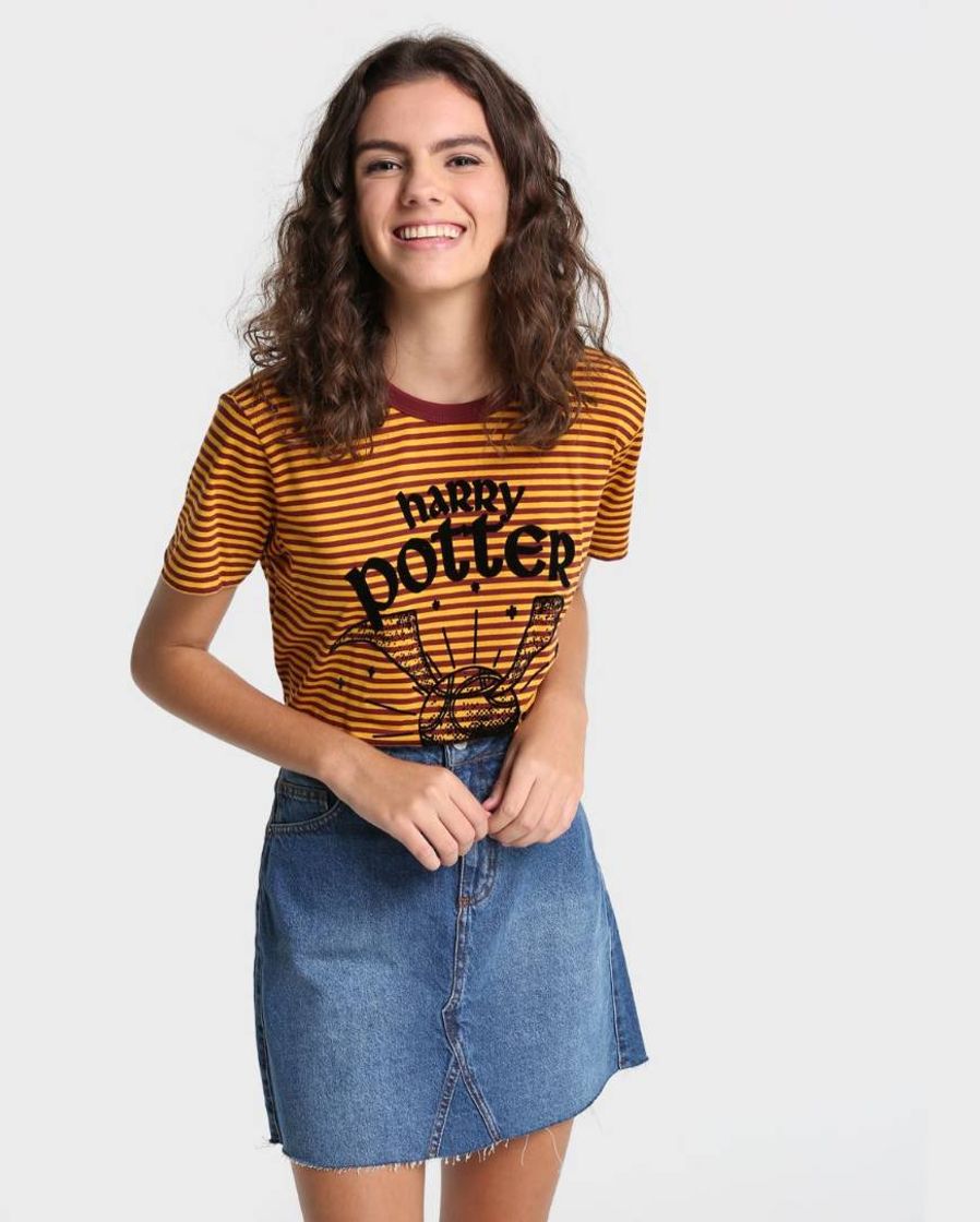 Social Camiseta Listrada Harry Potter


