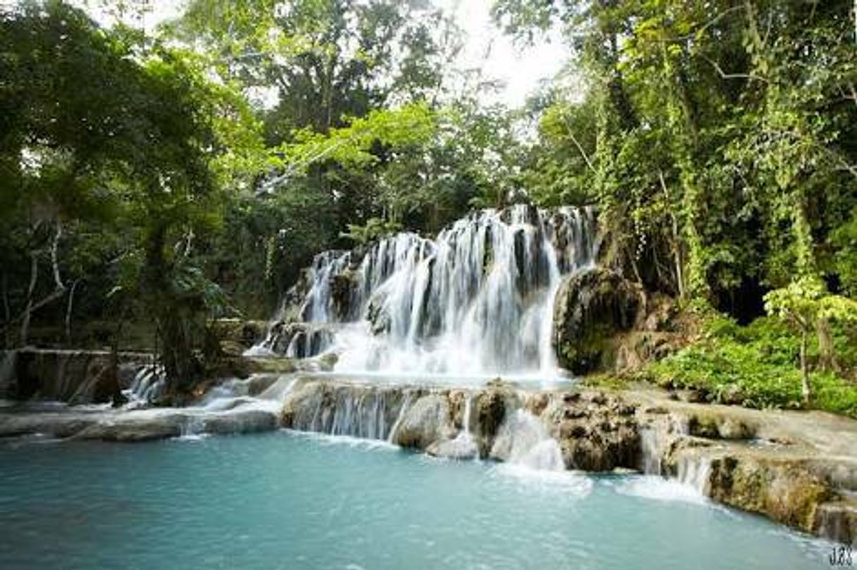 Social Hermosas cascadas naturales en Agua Blanca, Tabasco