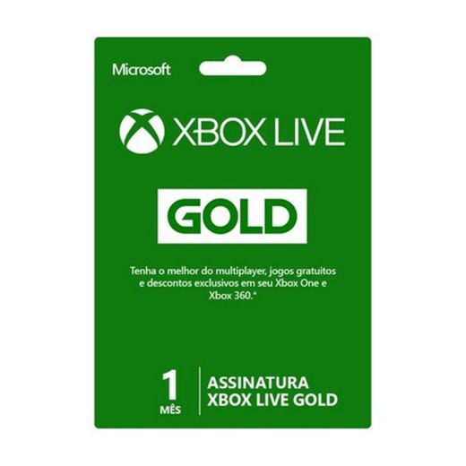 Xbox live gold 1 ano
