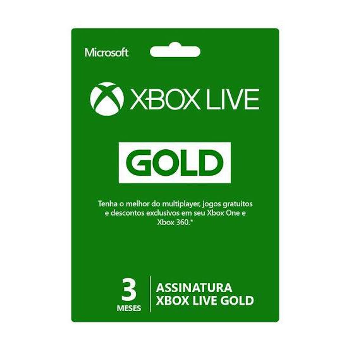 Fashion Xbox live gold 3 meses