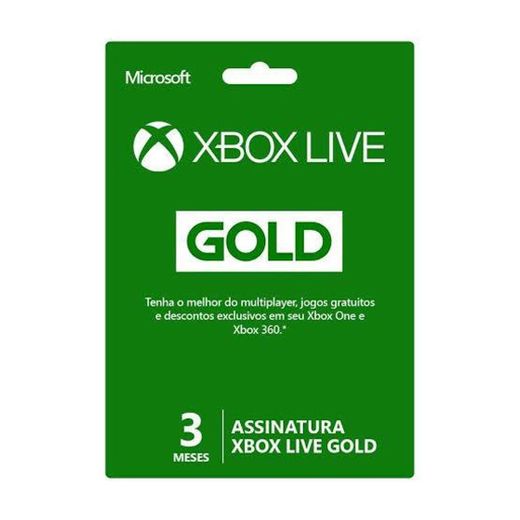 Xbox live gold 3 meses