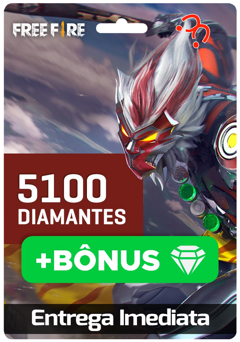 Fashion Diamantes free fire 5100+10%