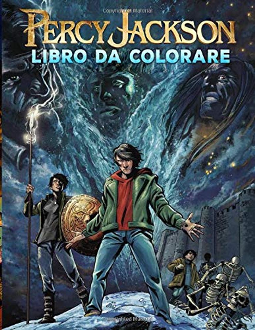 Libro Percy Jackson Libro da colorare: Un libro da colorare per bambini, adulti