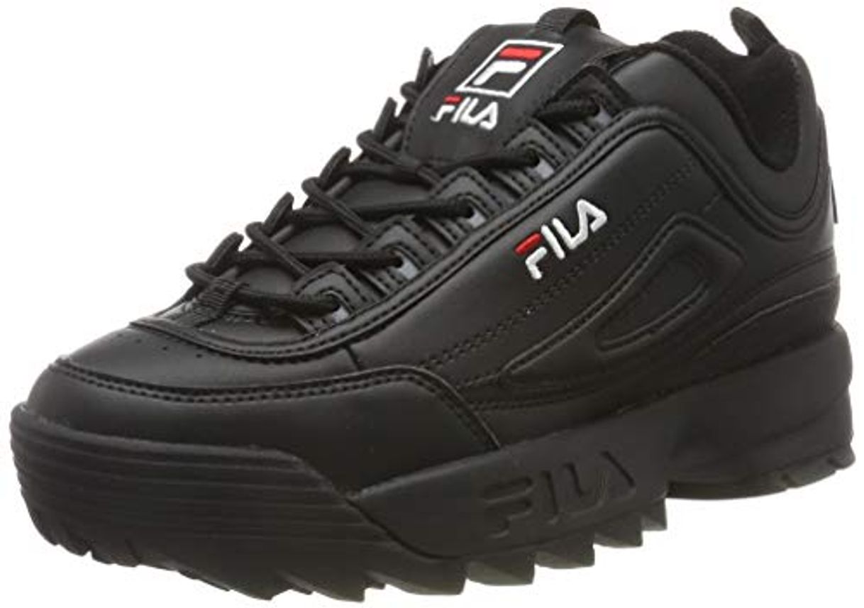 Social Fila Disruptor Low Wmn, Zapatillas para Mujer, Negro