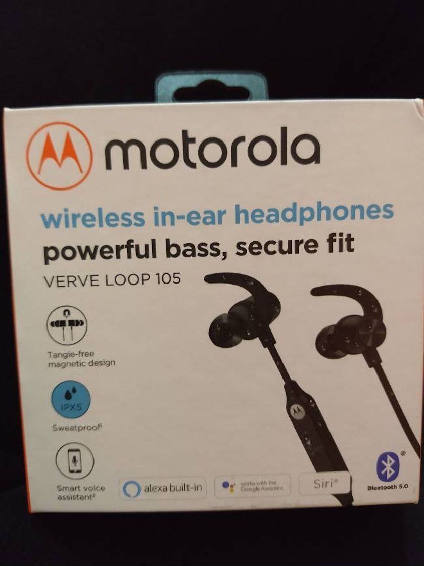 Social Motorola Verveloop 105 - Auriculares Deportivos inalámbricos con Bucle y Resistencia al