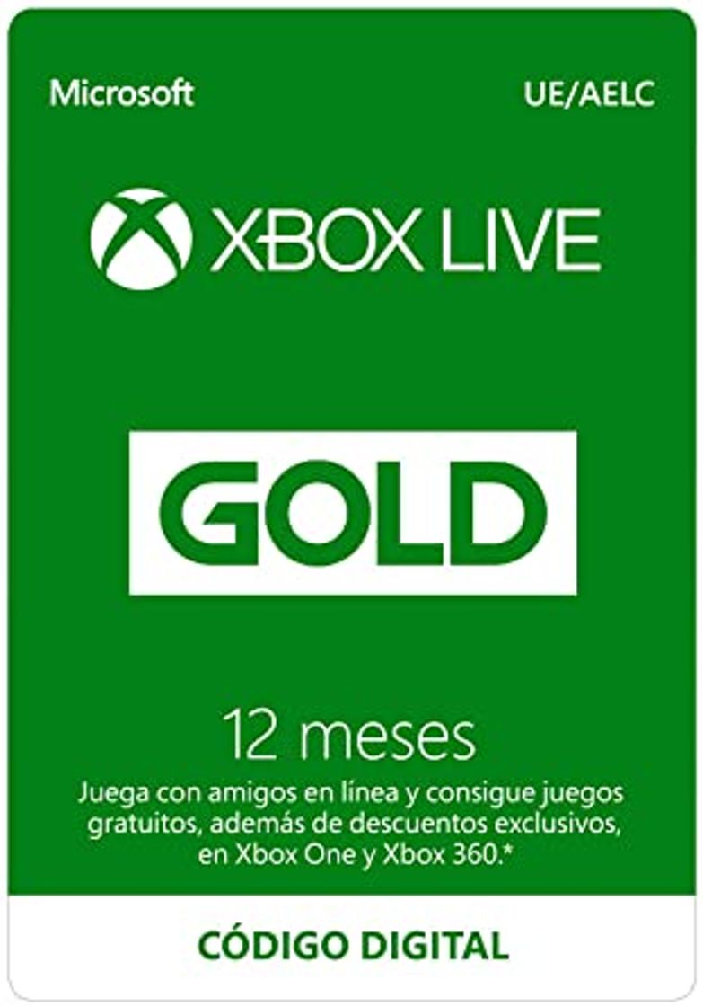 Product Suscripción Xbox Live Gold