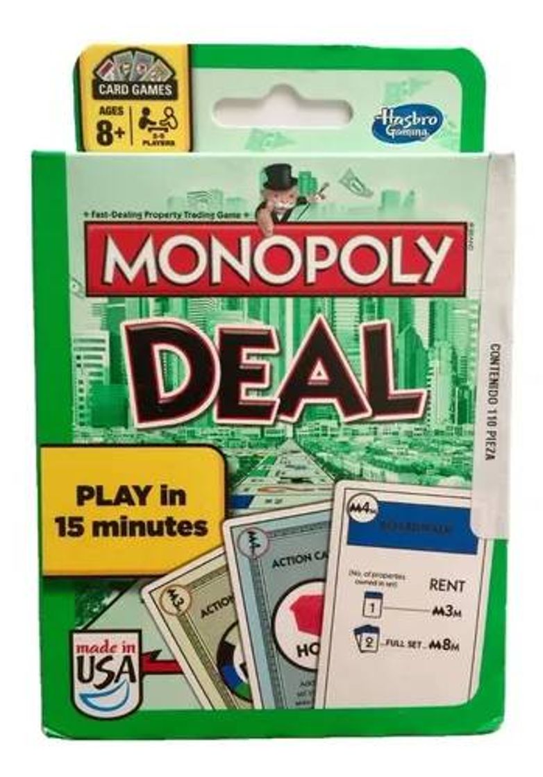 Moda Juego de cartas "Monopoly Deal"