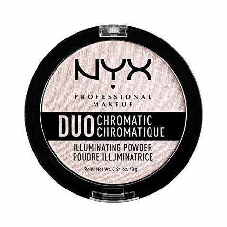 Belleza Nyx Professional Makeup Polvos Iluminadores Duo Chromatic Tono  2  Lavender