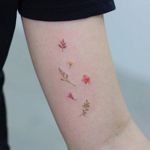 Tattoo de Flores 🍃