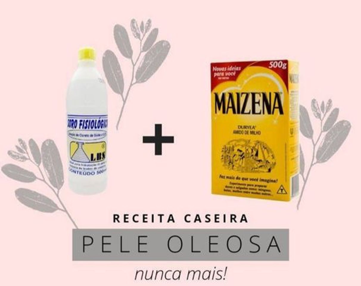 Moda Soro fisiológico + maizena 