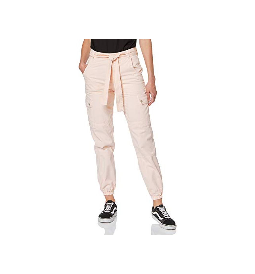 Fashion New Look 915 San Fran Zip Pantalones, Rosa