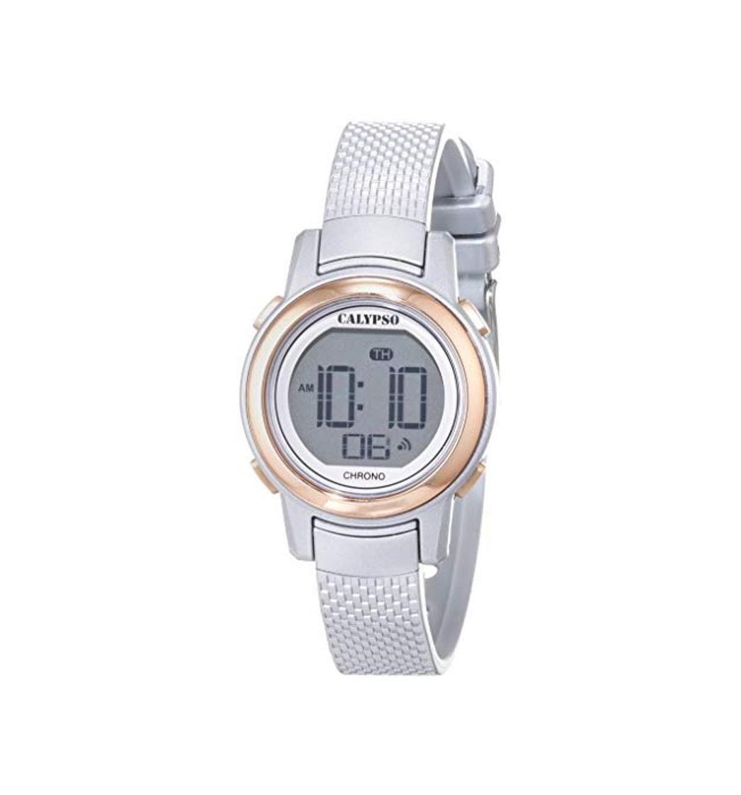 Moda Calypso Reloj Digital para Mujer de Cuarzo con Correa en Plástico K5736