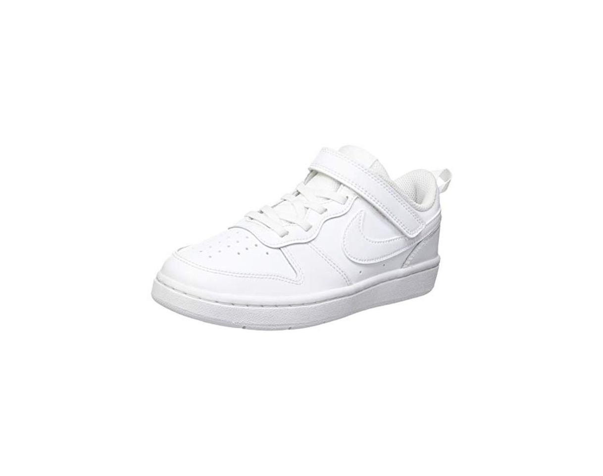 Moda NIKE Court Borough Low 2, Sneaker Boys, White