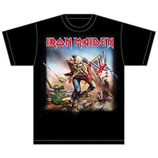 Collectors Mine - Camiseta de Iron Maiden con cuello redondo de manga