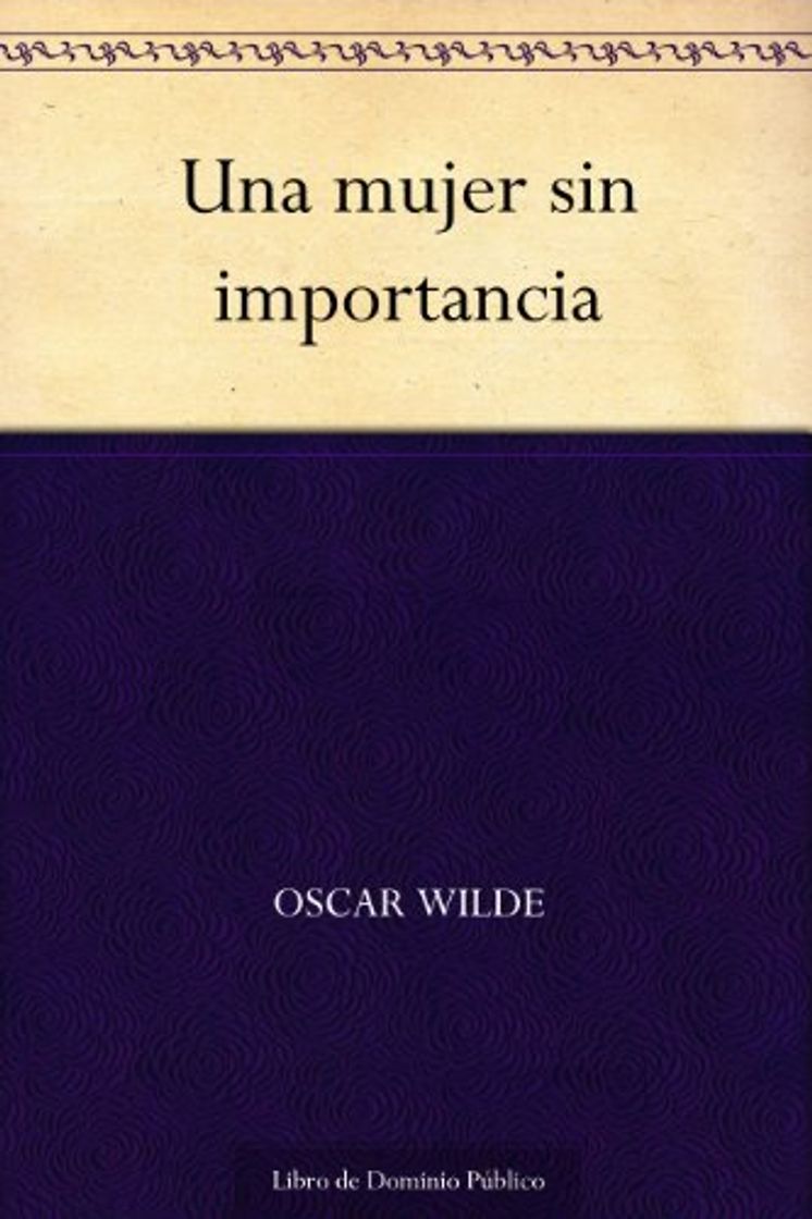 Book Una mujer sin importancia