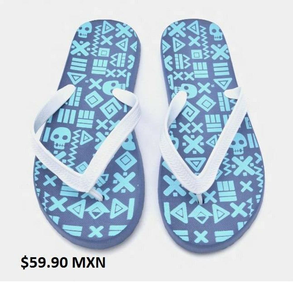 Social Sandalias para hombre miniprint playero