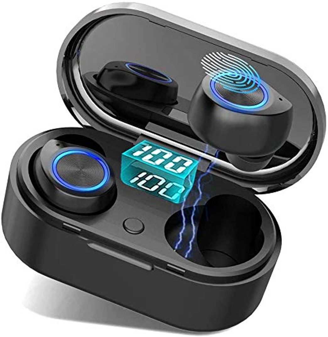 Product Auriculares inalámbricos Bluetooth 5.0,Control táctil, reducción del Ruido estéreo 3D HD, con