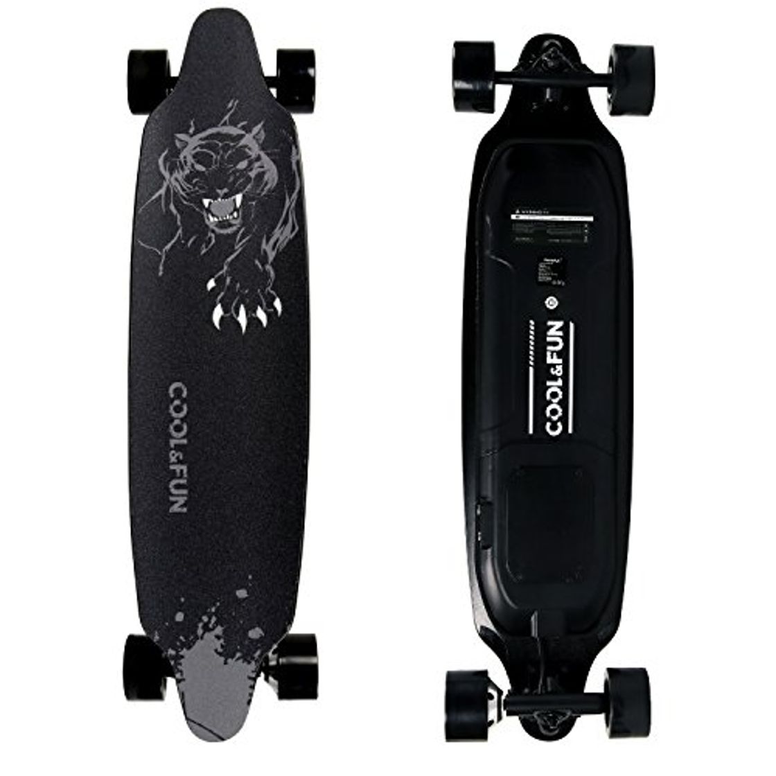 COLORWAY Monopatín Eléctrico Skateboard Eléctrico Longboard de 4 Ruedas con Control Remoto
