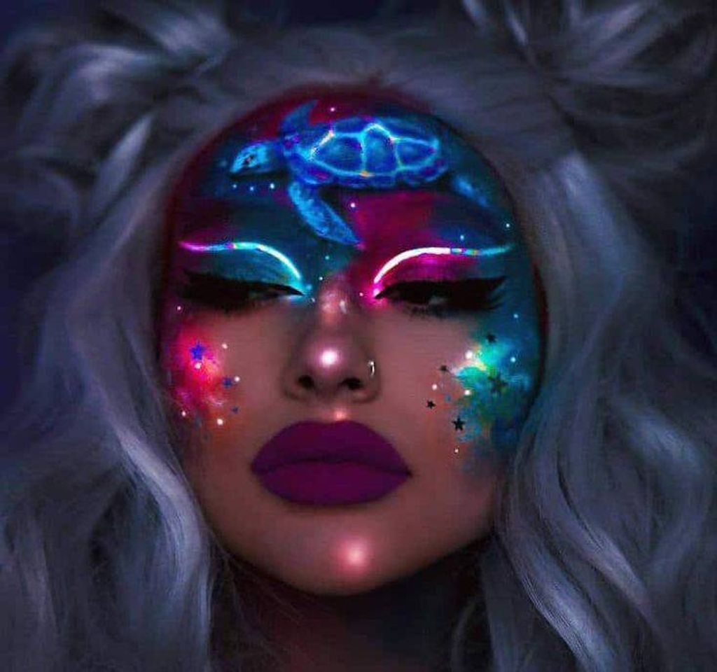 Fashion Makeup neon Tartaruga