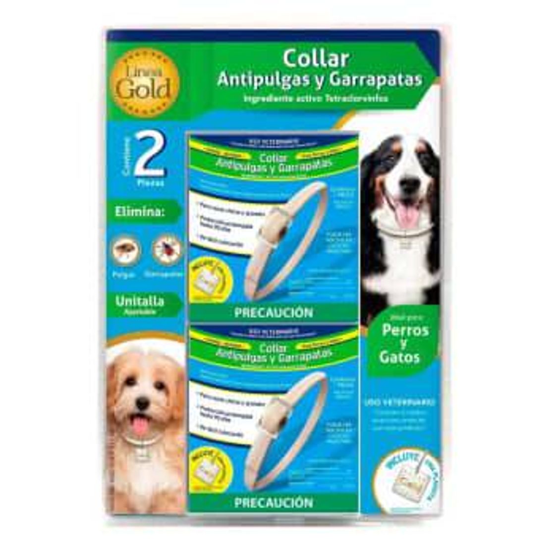 Social Collar Antipulgas Línea Gold 2 pzas | Sam's Club