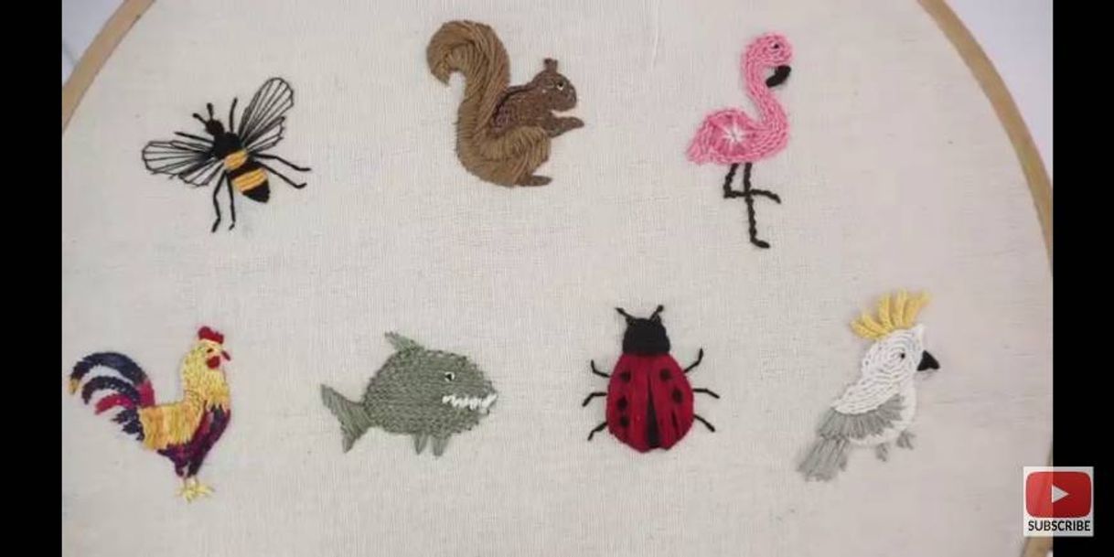 Social 💠Animales bordados a mano