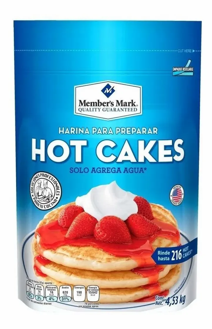 Social 💠 Harina Member's Mark para Hot Cakes Tradicionales 