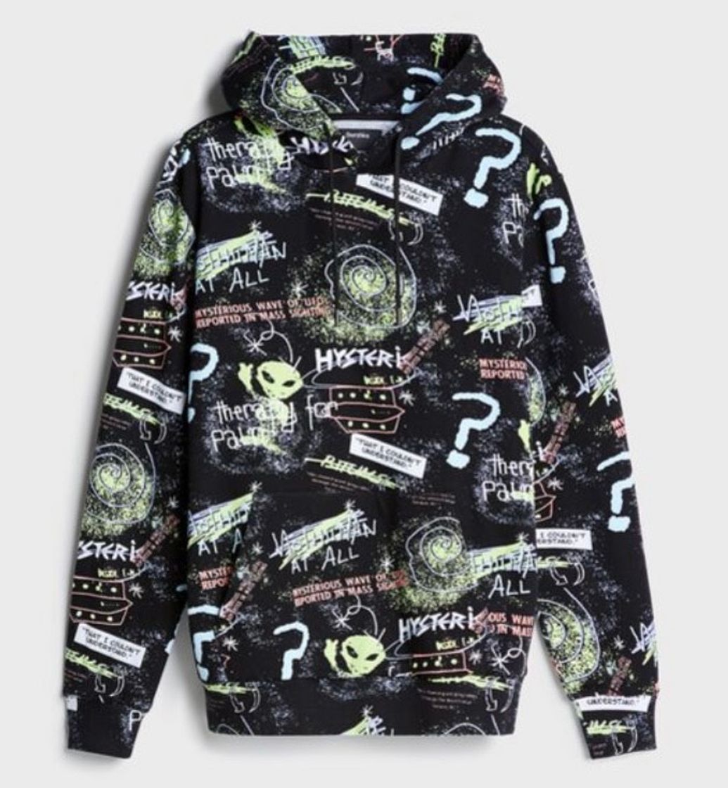 Moda Sudadera negra aliens 