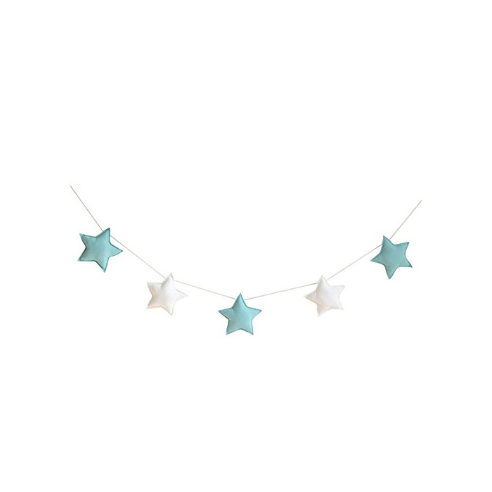 Product Homeofying Nordic - 5 adornos para colgar con diseño de estrellas, banderines