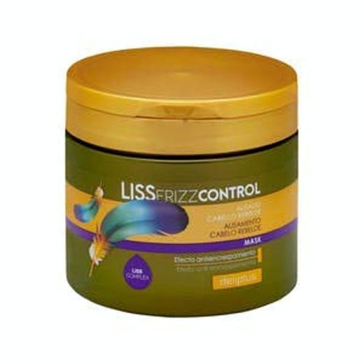 Mascarilla Liss Frizz Control cabello rebelde con vitamina E y queratina