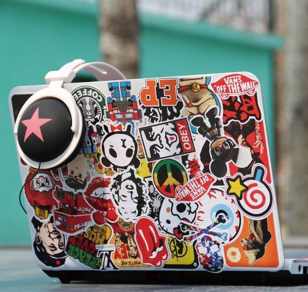 Social Stickers for laptop 