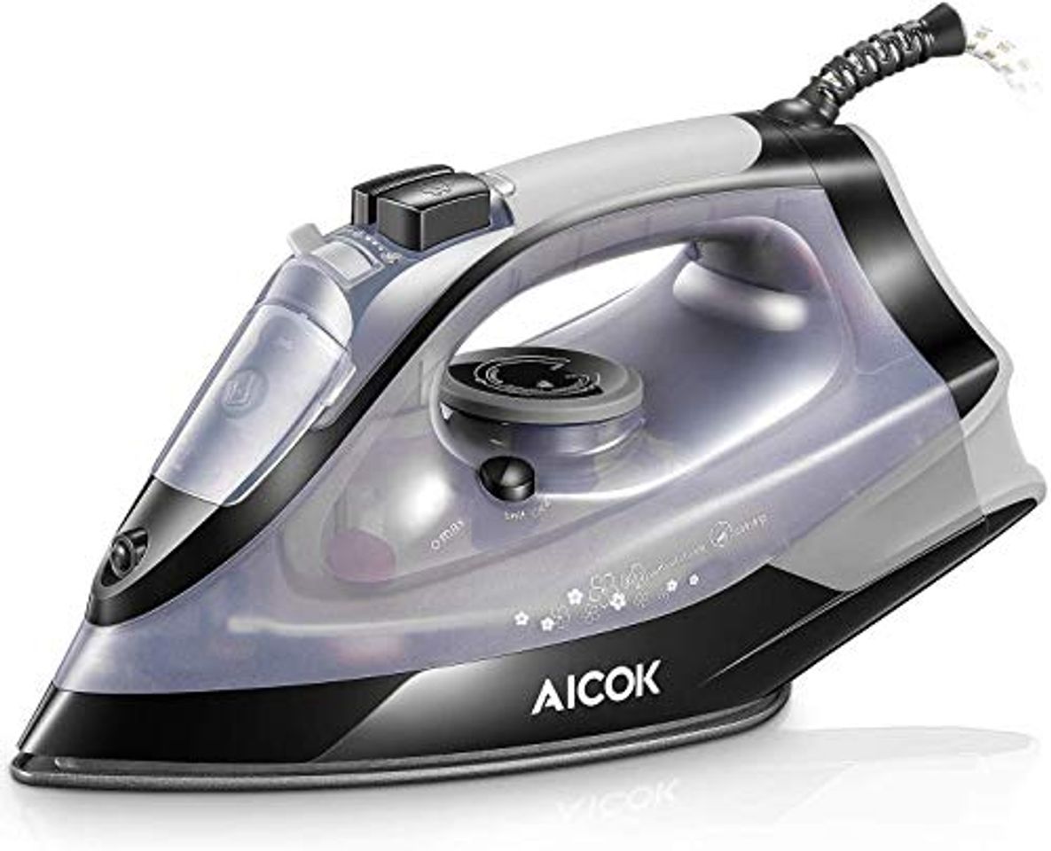 Product AICOK Plancha Ropa, Plancha de Vapor 2200W con Anti-Escala, Revestimiento Ceramic Coat,