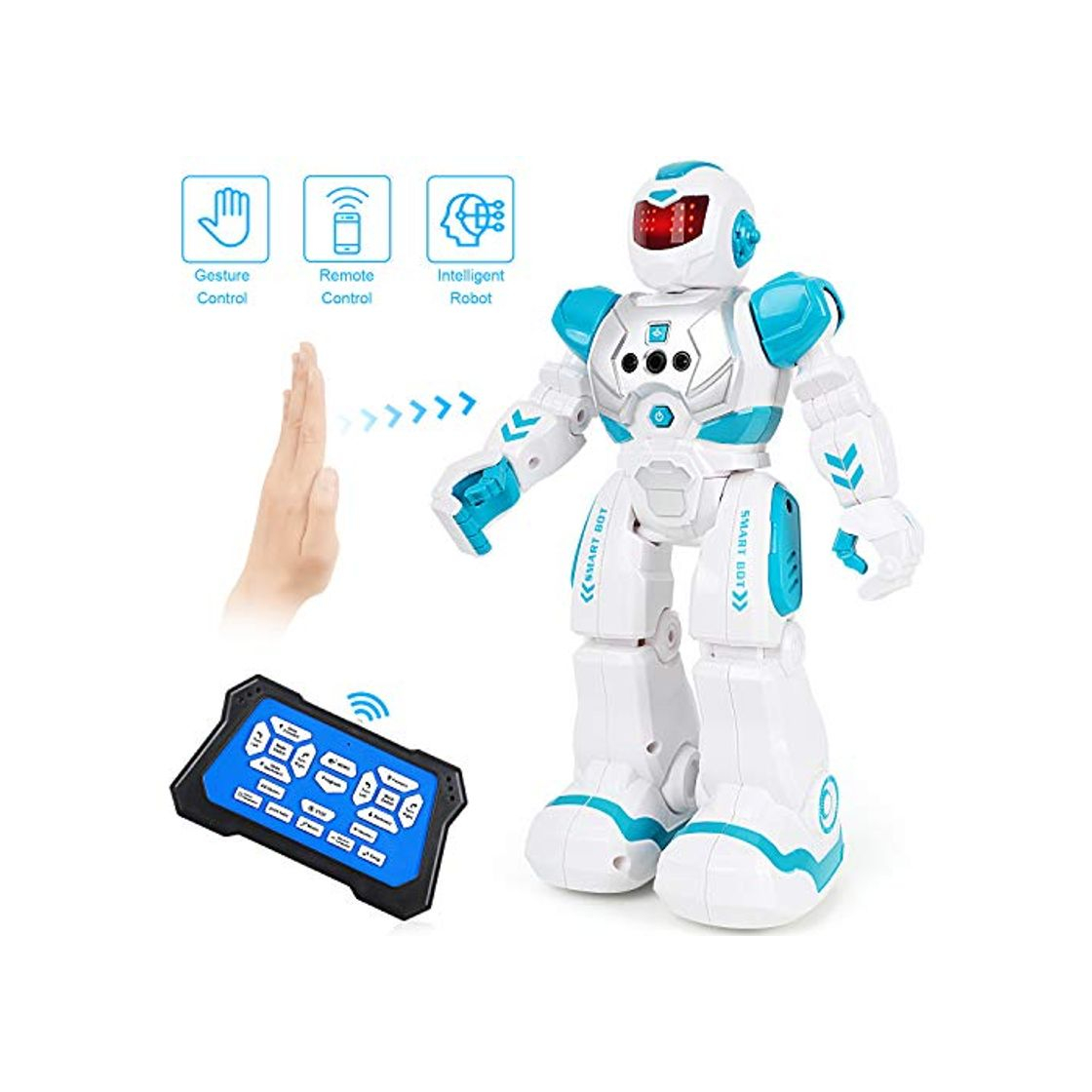 Producto Auney Robot de Control Remoto para niños, Inteligente RC Robot Juguete Gestos