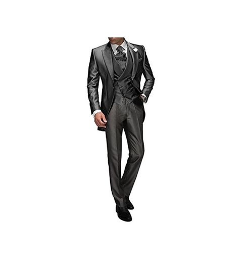 Suit Me Tailored Men 3 Piezas de Traje de Chaqueta de Smoking