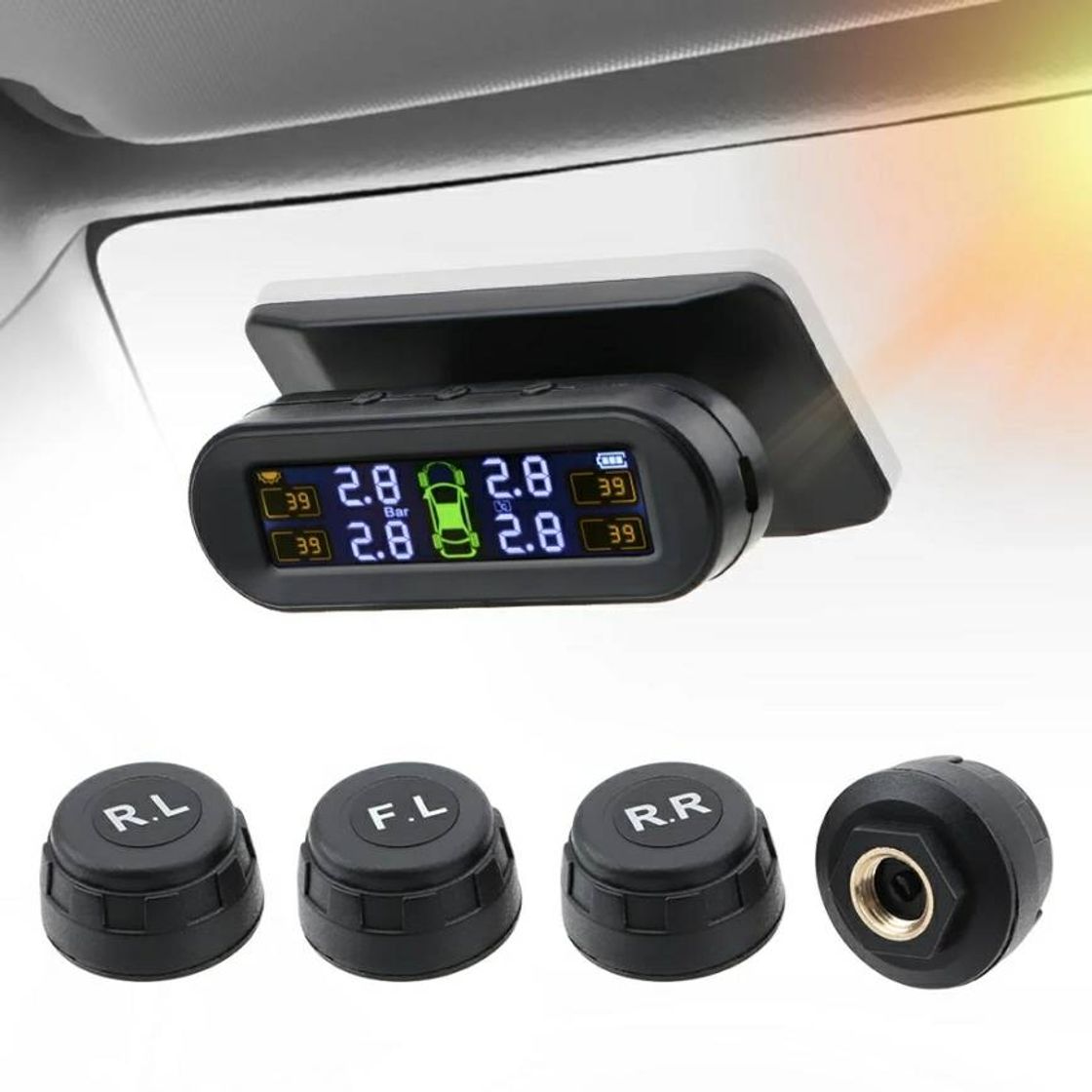 Products Sensores de presión y temperatura con alarma para tu auto