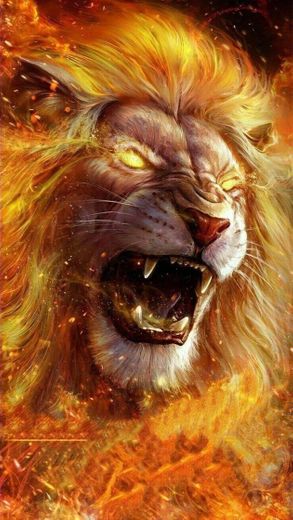 Leão de fogo