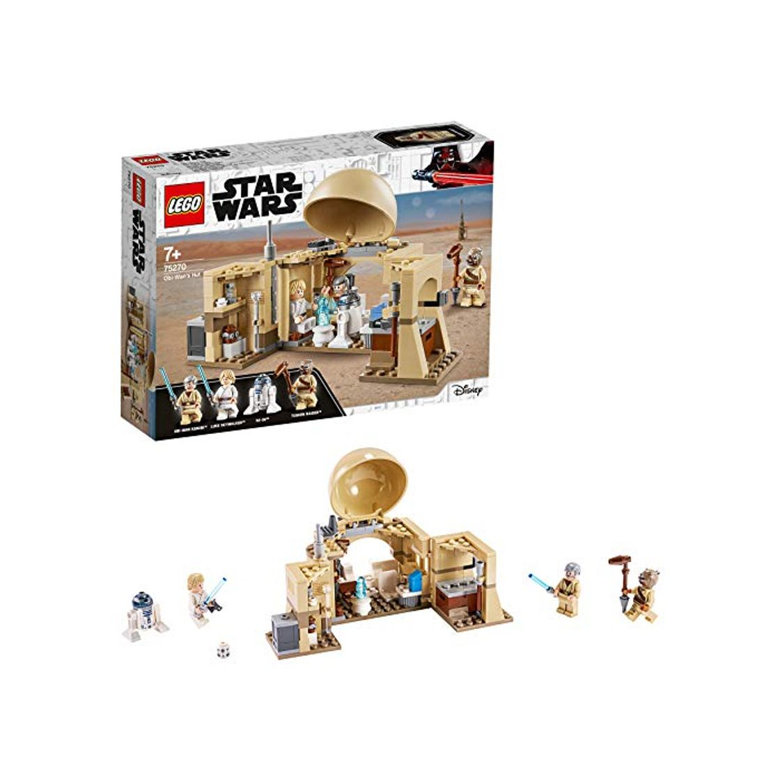 Producto LEGO Star Wars - Cabaña de Obi-Wan, con Techo Desplegable, Incluye un