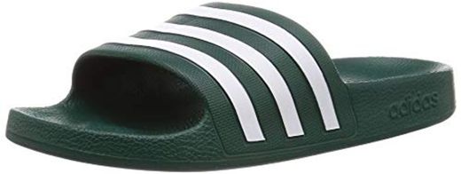 adidas Adilette Aqua, Slide Sandal Unisex-Adult, Collegiate Green