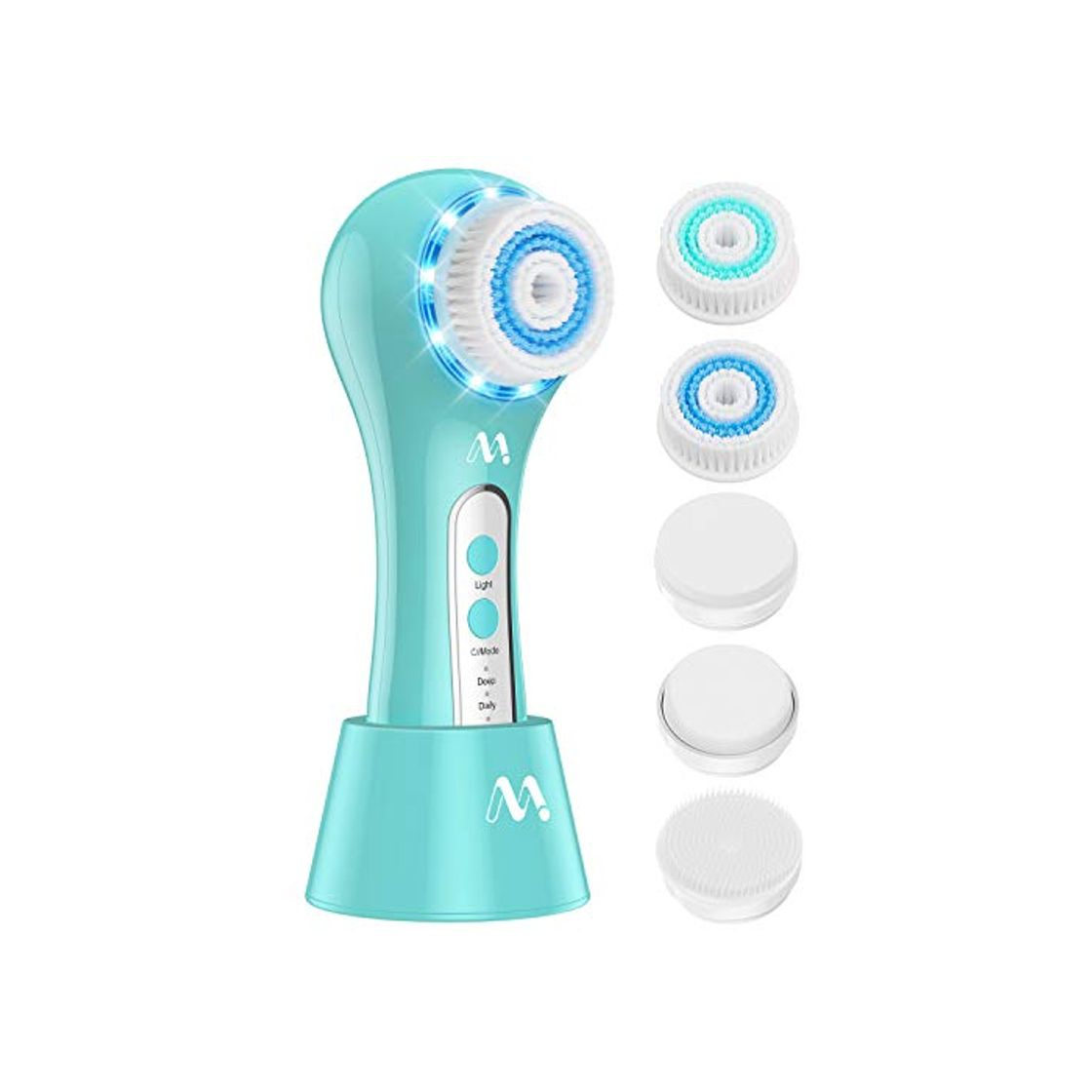 Social Cepillo de Limpieza Facial 5 en 1 Masajeador Facial Eléctrico Limpiador de