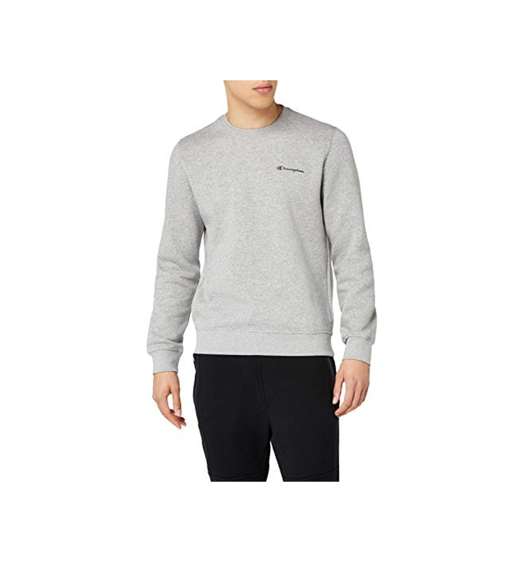Social Champion Classic Small Logo para Hombre Sudadera, Gris