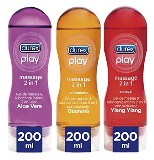 Lubricantes Sexuales Massage Pack 3 Unidades