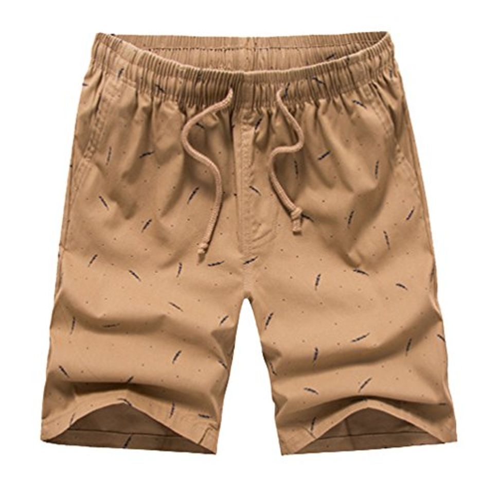 Fashion ISSHE Bañadores Natacion Hombre Bañador Surfero Corto Hombres Traje De Baño Playa Hombre Bañadores Surferos Pantalones Cortos Baño Bóxers Shorts Playeros Deportivos Modernos Largo Verano Caqui