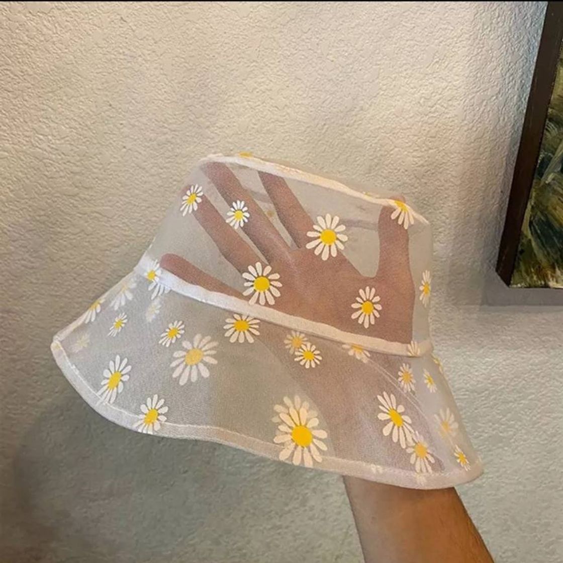 Moda Chapéu de renda com margaridas